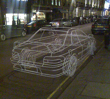 Subaro impreza 3D filaire